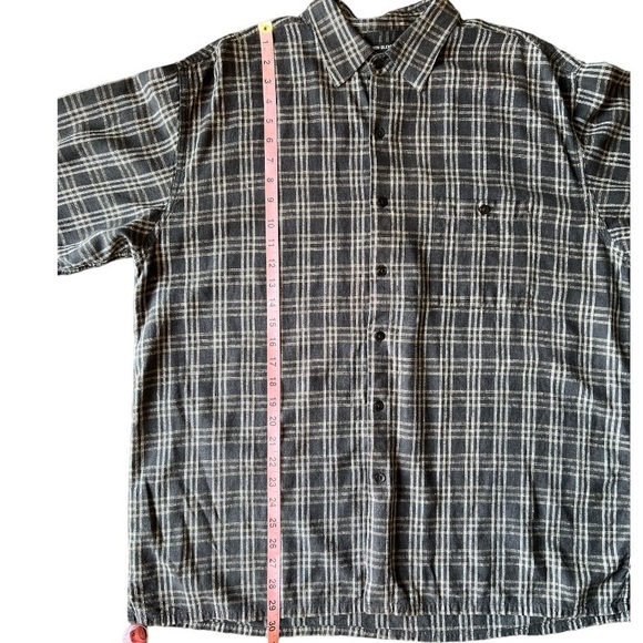 BRUNO New York Linen Blend Button Down Short Sleeve Shirt. Washable Linen XXL - Picture 9 of 11